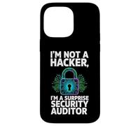 Custodia per iPhone 14 Pro Max Cybersecurity Pen Tester Not A Hacker Security Auditor