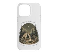 Custodia per iPhone 14 Pro Max Da qualche parte nel design della foresta lunare del falò