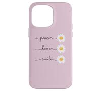 Custodia per iPhone 14 Pro Max Daisy Plant Peace Love Smile Common daisy Flower