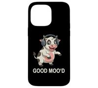 Custodia per iPhone 14 Pro Max Dancing Mow Music DJ Good Mooh Mood Design