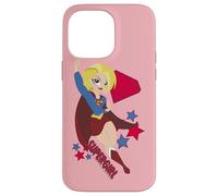 Custodia per iPhone 14 Pro Max DC Super Hero Girls Supergirl Stars
