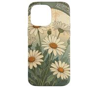 Custodia per iPhone 14 Pro Max Decorativo Daisy Bloom Art Nouveau Botanical