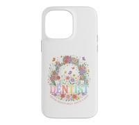 Custodia per iPhone 14 Pro Max Design floreale per la salute orale del dentista sorridente