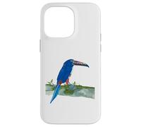 Custodia per iPhone 14 Pro Max Design uccellino blu tucano per ornitologo