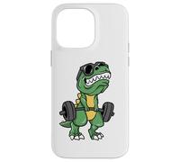 Custodia per iPhone 14 Pro Max Dinosauro T-Rex Short Arms Funny Weightlifting Dino T Rex