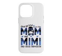Custodia per iPhone 14 Pro Max Dio mi ha regalato tittles mamma e mimi nonna Festa della mamma