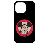 Custodia per iPhone 14 Pro Max Disney 100 Mickey Mouse Club Logo Color Vintage D100