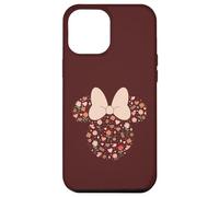 Custodia per iPhone 14 Pro Max Disney Minnie Mouse Icona Riempire Cioccolatini Fiori Cuori Amore