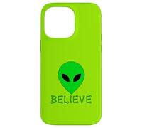 Custodia per iPhone 14 Pro Max DIVERTENTE ALIENO PICCOLO UOMO VERDE CREDERE