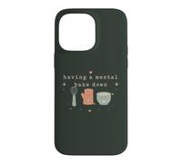 Custodia per iPhone 14 Pro Max Divertente cottura mentale Bake Down Baking Pun