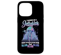 Custodia per iPhone 14 Pro Max Divertente creatura del mare dell'oceano amante delle meduse