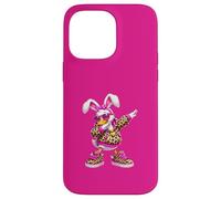 Custodia per iPhone 14 Pro Max Divertente Dabbing Bunny Silly Goose Felice Pasqua Ragazze Donne