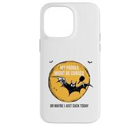 Custodia per iPhone 14 Pro Max Divertente Halloween Pickleball La mia pagaia potrebbe essere maledetta