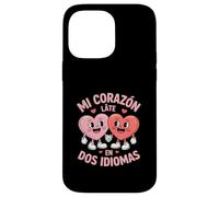 Custodia per iPhone 14 Pro Max Divertente Mi Corazon Cuori Carini Tenendosi Per Mano Dicendo