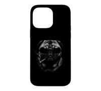 Custodia per iPhone 14 Pro Max Divertente Pug Indossare Occhiali Da Sole Boss Cane Canino Fumare un Sigaro
