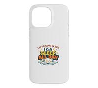 Custodia per iPhone 14 Pro Max Divertente regalo umoristico "I can sleep all day"