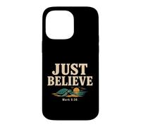 Custodia per iPhone 14 Pro Max Don't Be Afraid Just Believe Mark 5:36 Sea Turtle Faith