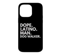 Custodia per iPhone 14 Pro Max Dope Latino Man Dog Walker Latin Heritage Hispanic Pride