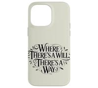 Custodia per iPhone 14 Pro Max Dove c'è una volontà, c'è un proverbio che dà potere