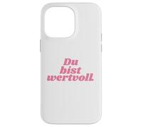 Custodia per iPhone 14 Pro Max Du bist wertvoll - Positive Affirmations