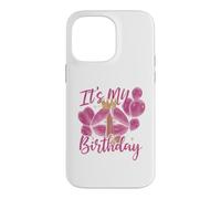 Custodia per iPhone 14 Pro Max È il mio compleanno Afro Girl Crown Black Women Melanin Bday