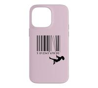 Custodia per iPhone 14 Pro Max ean code girl altalena out of the box extra LOL nero