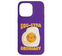 Custodia per iPhone 14 Pro Max Egg-Stra, simpatico gioco di parole a forma di uovo fritto