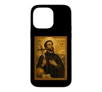 Custodia per iPhone 14 Pro Max Elegante icona cattolica di San Francesco Saverio