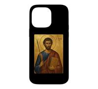 Custodia per iPhone 14 Pro Max Elegante icona cattolica di San Tommaso Apostolo