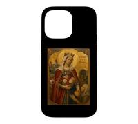 Custodia per iPhone 14 Pro Max Elegante icona cattolica di Santa Elisabetta d'Ungheria