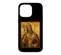 Custodia per iPhone 14 Pro Max Elegante icona cattolica di Sant'Agostino d'Ippona