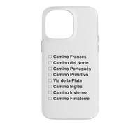 Custodia per iPhone 14 Pro Max Elenco punti del Cammino di Santiago Compostela Itinerari