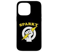 Custodia per iPhone 14 Pro Max Elettricista Sparky Fulmine Pugno Elettricista Sparky