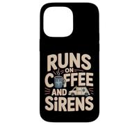 Custodia per iPhone 14 Pro Max EMS paramedico corre sul caffè e sull'umorismo delle sirene