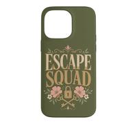 Custodia per iPhone 14 Pro Max Escape Squad Escape Room Puzzle Lover Porta chiusa