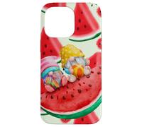 Custodia per iPhone 14 Pro Max Estate con i miei gnomi anguria retrò spiaggia estate