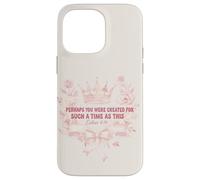 Custodia per iPhone 14 Pro Max Ester 4 14 Versi cristiani Corona floreale Regina Fede