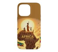 Custodia per iPhone 14 Pro Max Ethiopian Flag Rasta Africa Rising again from Ethiopia