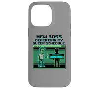 Custodia per iPhone 14 Pro Max Expecting Dad Gamer New Boss Sleep Schedule