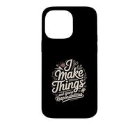 Custodia per iPhone 14 Pro Max Faccio cose e ignoro le responsabilità Crafting