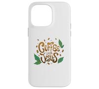 Custodia per iPhone 14 Pro Max Faithful Coffee Devotion with My Savior