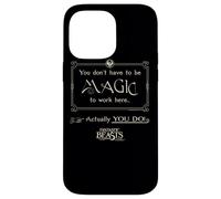 Custodia per iPhone 14 Pro Max Fantastic Beasts and Where to Find Them Magic To Work Here