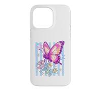 Custodia per iPhone 14 Pro Max Farfalla colorata Bye Bye Whimsical Estetica