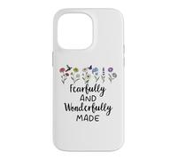 Custodia per iPhone 14 Pro Max Fearfully & Wonderfully Made Sign Bible Verse Psalm 139:14