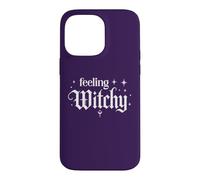Custodia per iPhone 14 Pro Max Feeling Witchy Halloween Witch Vibes Funny Spooky Season