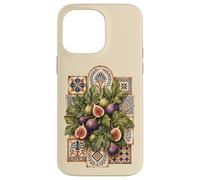 Custodia per iPhone 14 Pro Max Fichi Greci Piastrelle Mosaico Mediterraneo Antico
