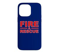 Custodia per iPhone 14 Pro Max Fire Rescue Fire fighter pompiere bambini giovani adulti ragazzi ragazze