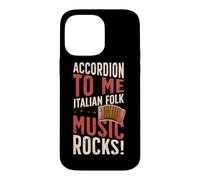 Custodia per iPhone 14 Pro Max Fisarmonica To Me Italian Folk Music Rocks