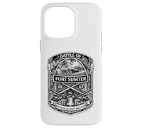 Custodia per iPhone 14 Pro Max Fort Sumter Charleston Civil War Battle USA Storia americana