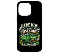 Custodia per iPhone 14 Pro Max Fortunato con l'auto Fast Lane Race Day Ready